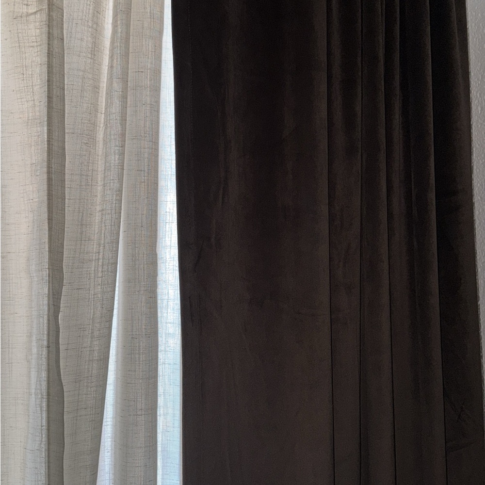 Luxurious Chocolate Brown Drapes